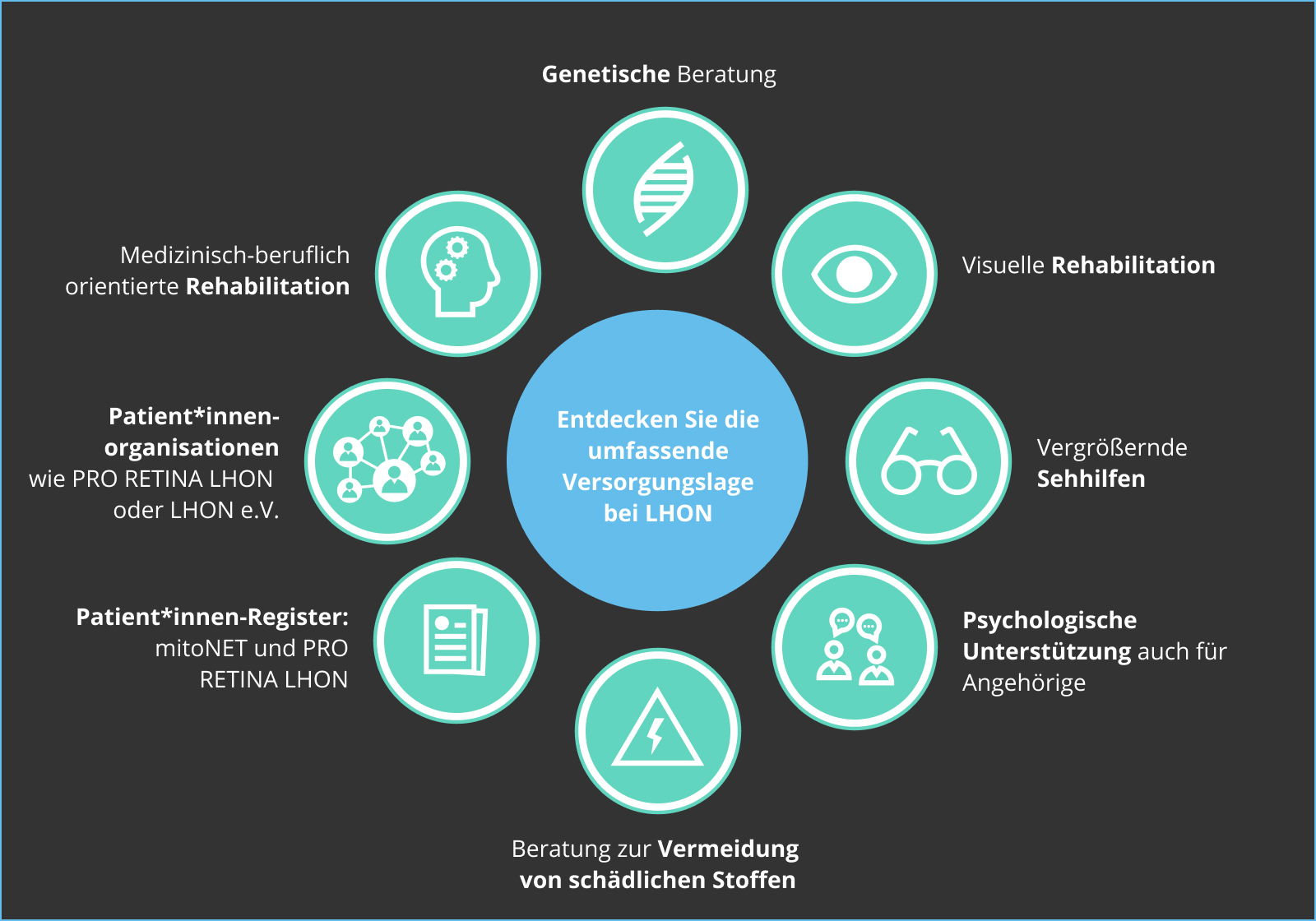 Versrogungsmöglichkeiten bei LHON